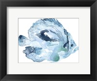 Framed Blue Ocean Fish I
