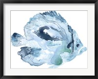 Framed Blue Ocean Fish I