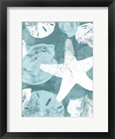 Seabed Silhouettes II Framed Print
