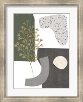 Framed Gold Ginkgo II