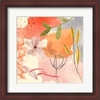Framed Flower Shimmer I