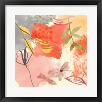 Flower Shimmer II Framed Print