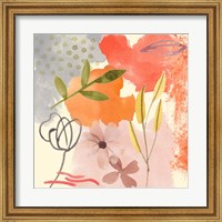 Framed Flower Shimmer IV