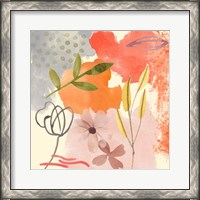 Framed Flower Shimmer IV