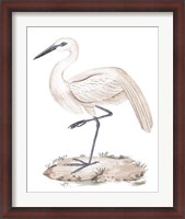 Framed White Heron III