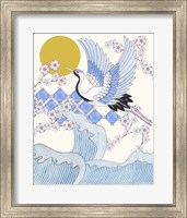 Framed 'Pass By II' border=