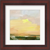 Framed Wetland Sunrise II