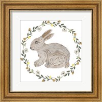 Framed 'Happy Bunny Day IV' border=