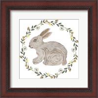 Framed 'Happy Bunny Day IV' border=