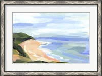 Framed Pastel Coastline II