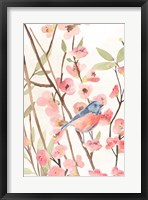 Framed Cherry Blossom Perch I