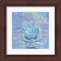 Framed Buddha on Blue I