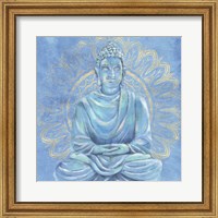 Framed Buddha on Blue I