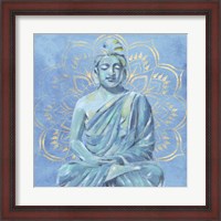 Framed Buddha on Blue II