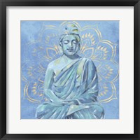 Framed Buddha on Blue II