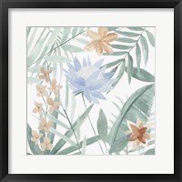 Tropical Welcome I Framed Print