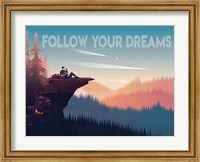 Framed Follow Your Dreams