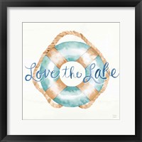 Framed 'Lake Love VI' border=