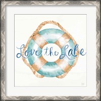 Framed 'Lake Love VI' border=