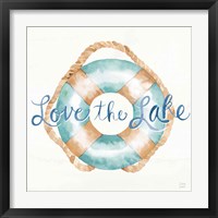 Framed 'Lake Love VI' border=