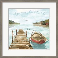 Framed 'Lake Love II' border=