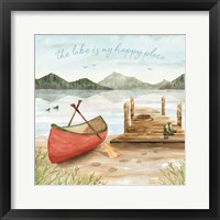 Framed 'Lake Love III' border=