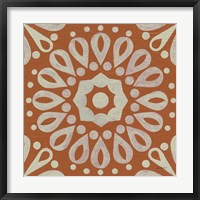 Terra Cotta Tile III Framed Print