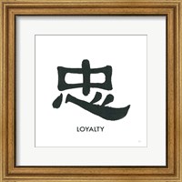 Framed Loyalty Word