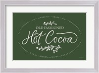 Framed Vintage Christmas Sign II Green