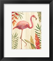 Framed 'Tropical Garden IX' border=