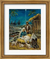 Framed Nativity Scene