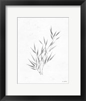 Framed Soft Summer Sketches III Blue