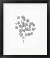 Soft Summer Sketches II Blue Framed Print