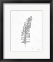 Soft Summer Sketches I Blue Framed Print