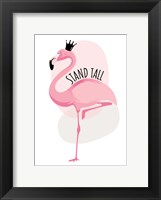 Framed Flamingo