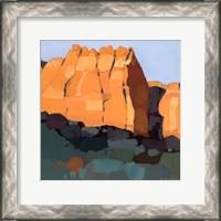 Framed Red Rock