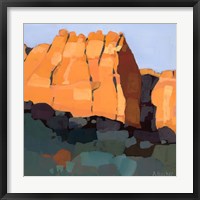 Framed Red Rock