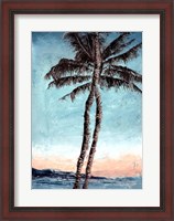 Framed Sunset Palms