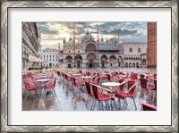 Framed Piazza San Marco At Sunrise #14