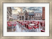 Framed Piazza San Marco At Sunrise #14