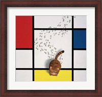Framed Mondrian Cat