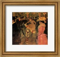 Framed Toulouse-Lautrec Dog