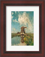 Framed Windmill on a Polder Waterway, c. 1889