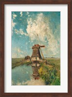 Framed Windmill on a Polder Waterway, c. 1889