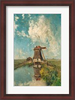 Framed Windmill on a Polder Waterway, c. 1889