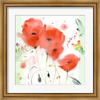 Framed Poppies Chinoise