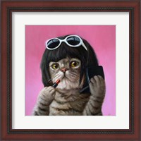 Framed Bob Cat