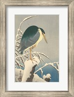 Framed Heron in Snow, 1920-1930