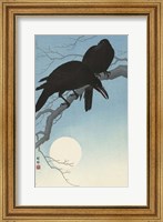 Framed Two Crows on a Branch, 1927