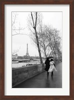 Framed Paris In The Rain I Love